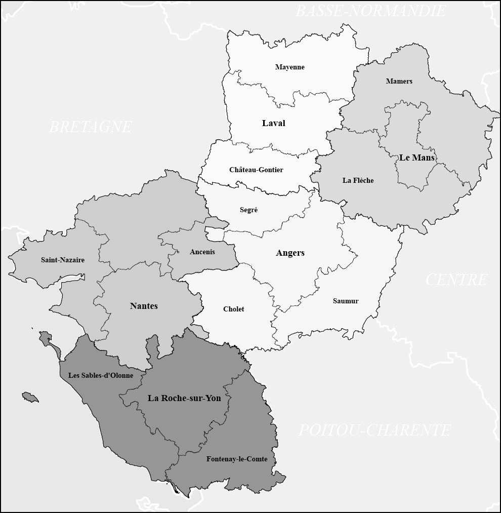 Audit - Carte de la France